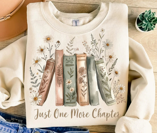 Just One More Chapter Png, Sublimation Design Digital Download